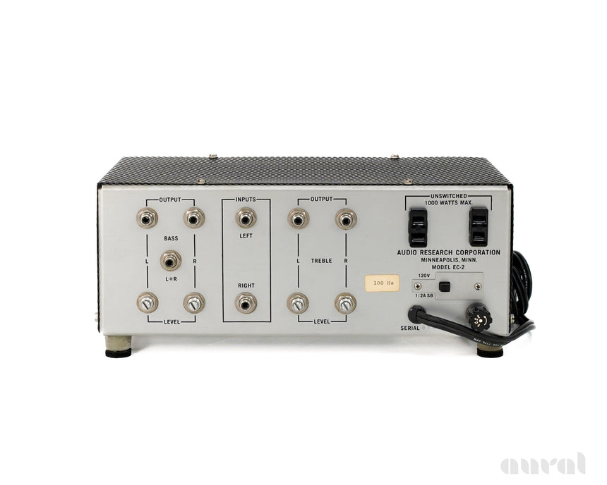 Audio Research EC-2 // Vintage / Active Electronic Tube Crossover
