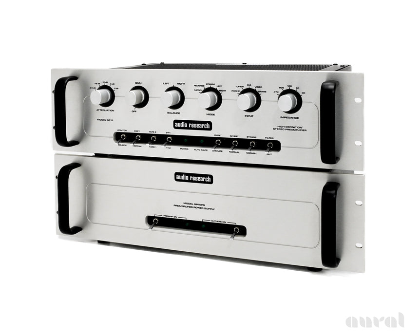 Audio Research SP-15 // Vintage / Hybrid Tube Dual Chassis Preamplifier / New Tubes