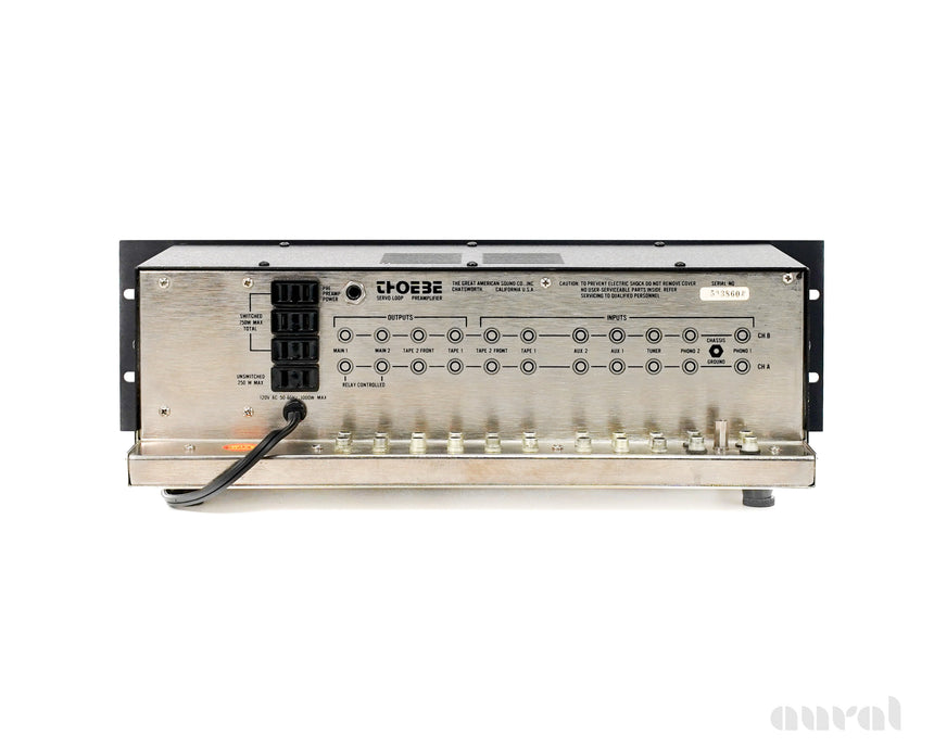 GAS Thoebe + Goliath // Vintage / Solid-State Preamplifier with MM/MC Phono