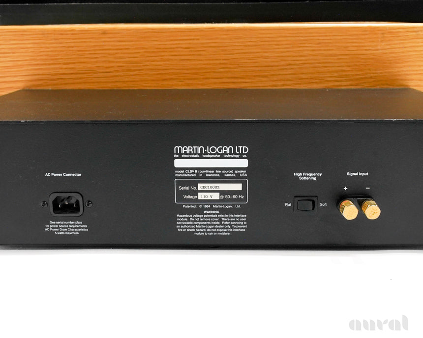 Martin Logan CLS IIz // VIntage / Electrostatic Speakers / Lengendary