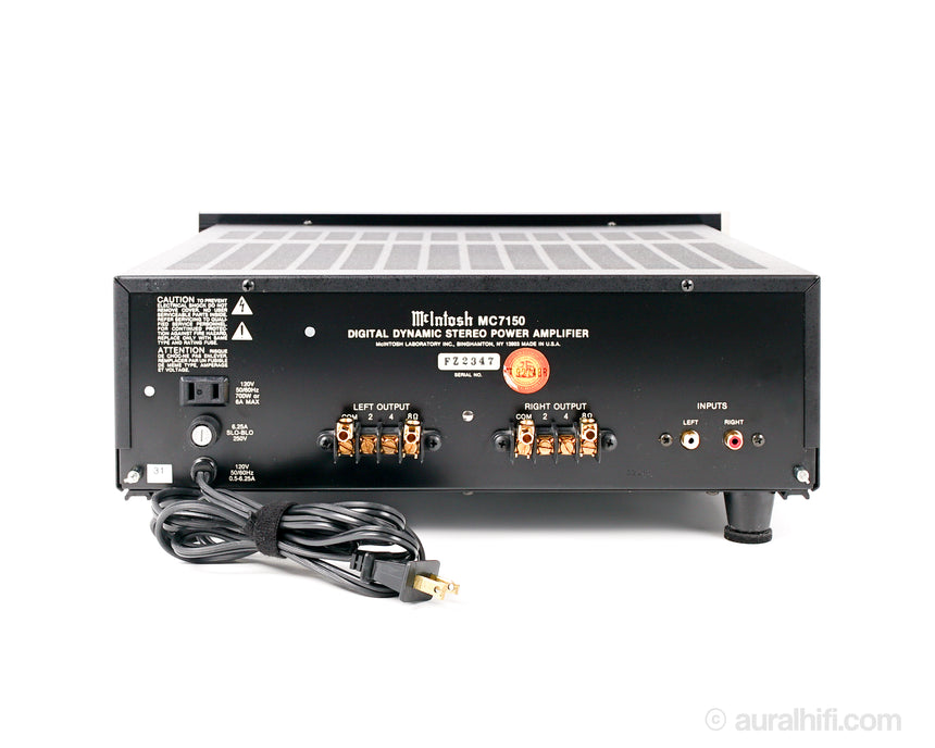 Vintage / McIntosh MC7150 // Solid State Amplifier / Near Mint