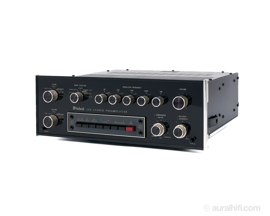 アンプ mcintosh c33 Vintage / Mcintosh C33 // Solid-State Preamplifier
