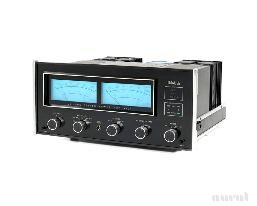 McIntosh MC2205 // Vintage / Solid-State Amplifier / Recapped & Restored (AX3713)