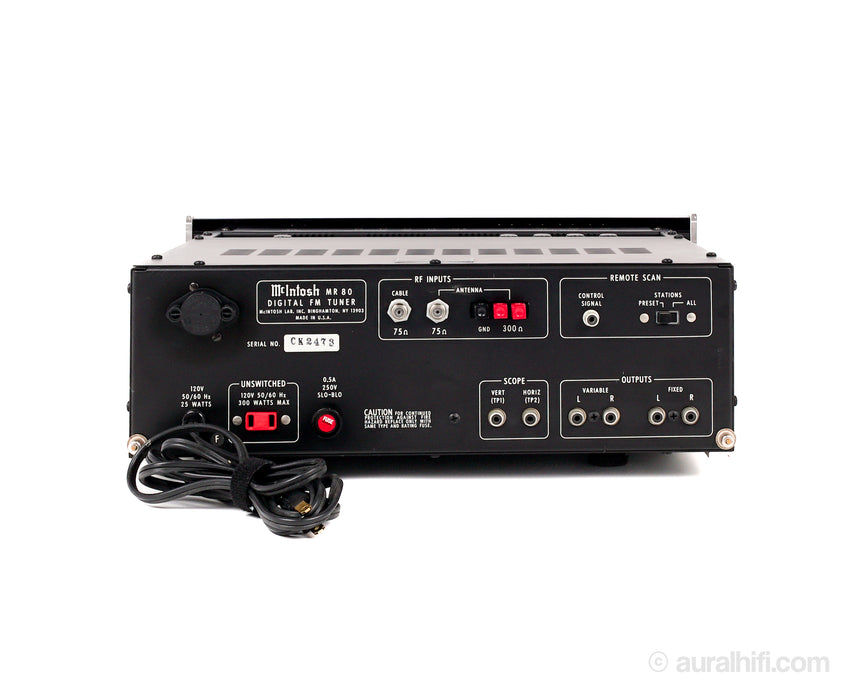 Vintage / McIntosh MR80 // Digital FM Tuner