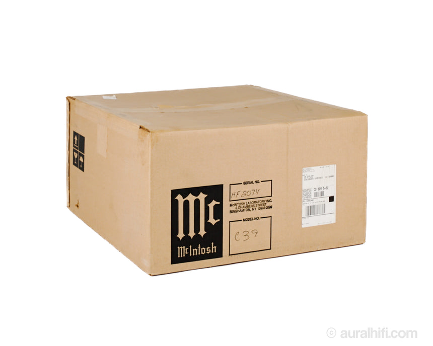 NOS / McIntosh C39 // Solid-State Preamplifier w/phono / Sealed in the Factory Box
