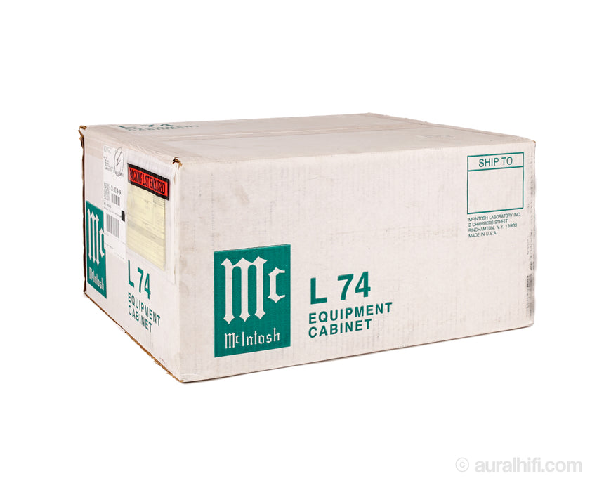 NOS / McIntosh L74 // Rare Walnut Cabinet / Sealed in the Factory Box