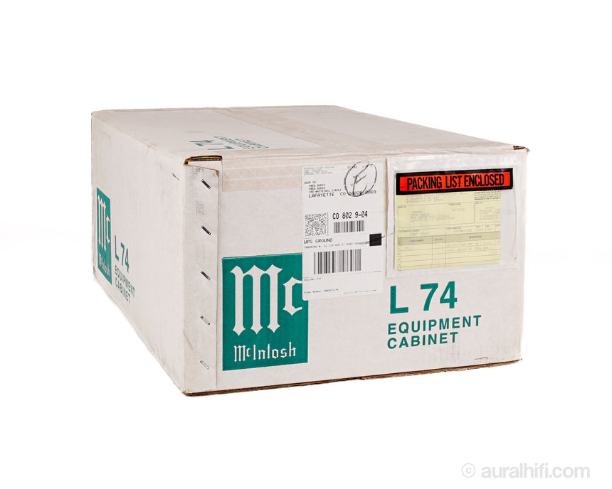 NOS / McIntosh L74 // Rare Walnut Cabinet / Sealed in the Factory Box