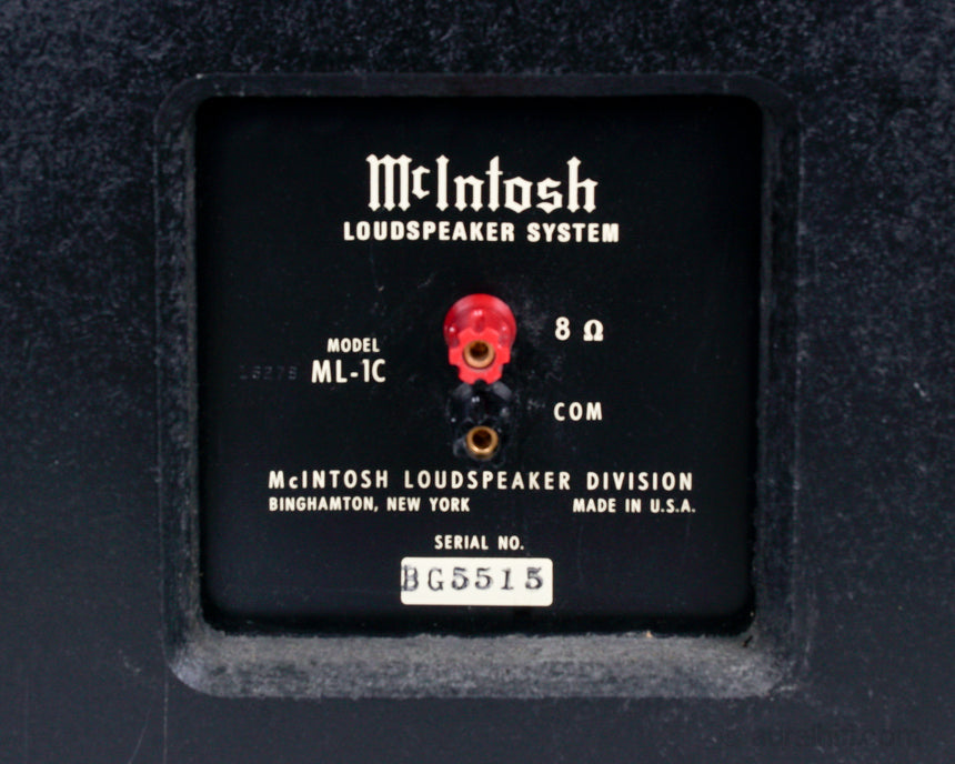 Vintage / McIntosh ML-1C // 4 way loudspeaker / Custom Restoration / Original Boxes