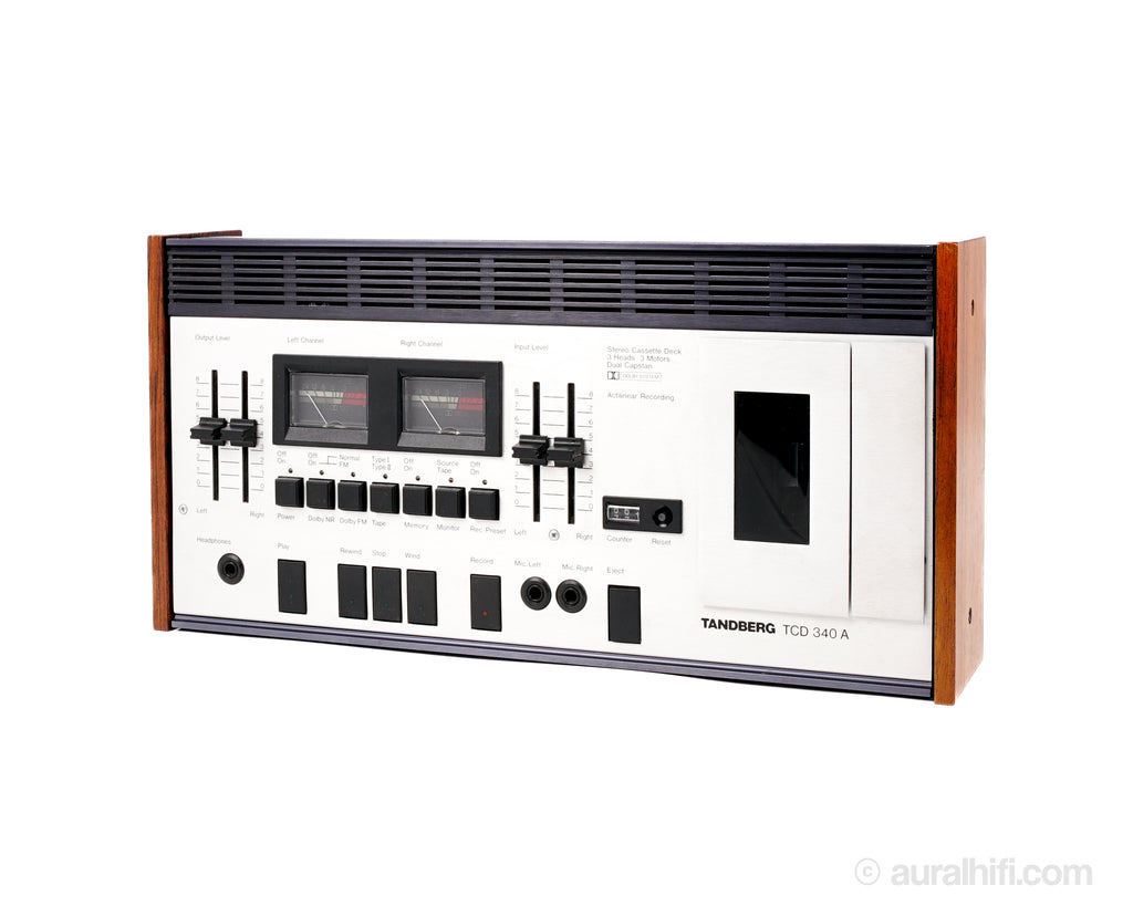 Vintage / Tandberg Tcd 340A // Cassette Player / Professionally Restored  For Sale – AURAL HiFi