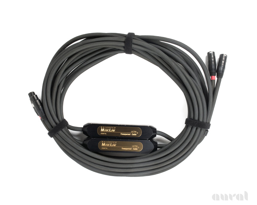 Preowned / Transparent Audio MusicLink Ultra // Balanced XLR Interconnects / 25ft Pair / 2097XL