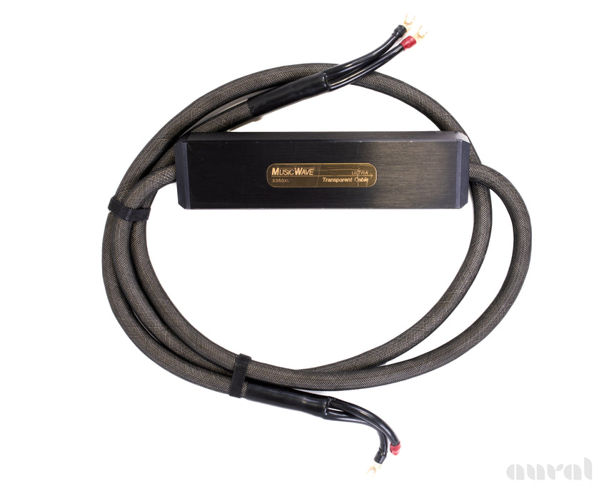 Preowned / Transparent Audio MusicWave Ultra // Speaker Cables / 10ft Pair Spade / 3350XL