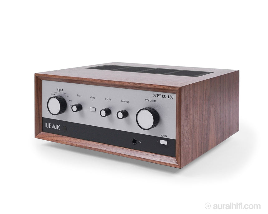 Leak  Stereo 130 // New / Integrated Amplifier / Walnut Cabinet