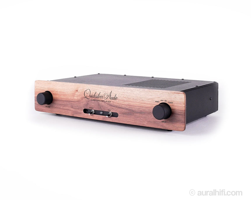 New / Quicksilver Audio  Line Stage Preamplifier //  Tube Preamplifier / Aural Walnut Edition