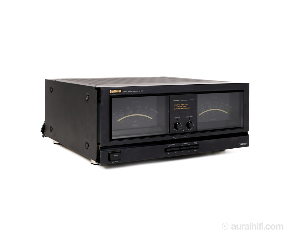 ONKYO Integra M 508 ジャンク品 ONKYO M-508 Integra Stereo Power Amplifier Vintage 200W F/S