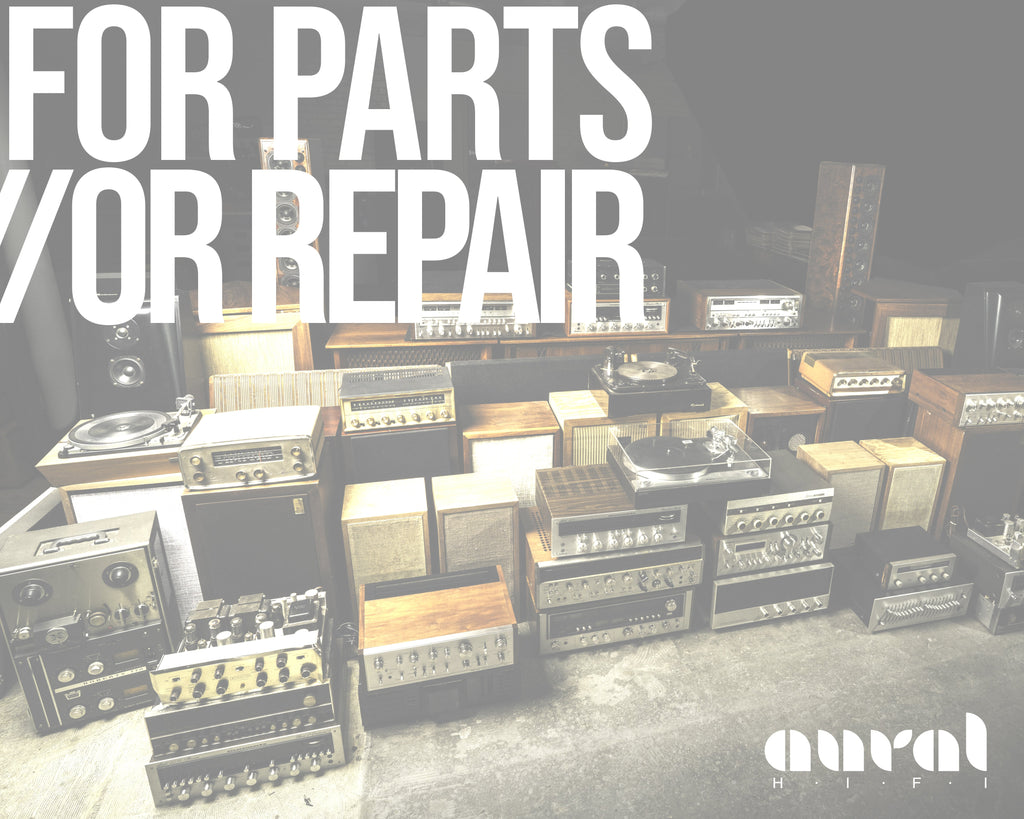For Parts Or Repair – AURAL HiFi