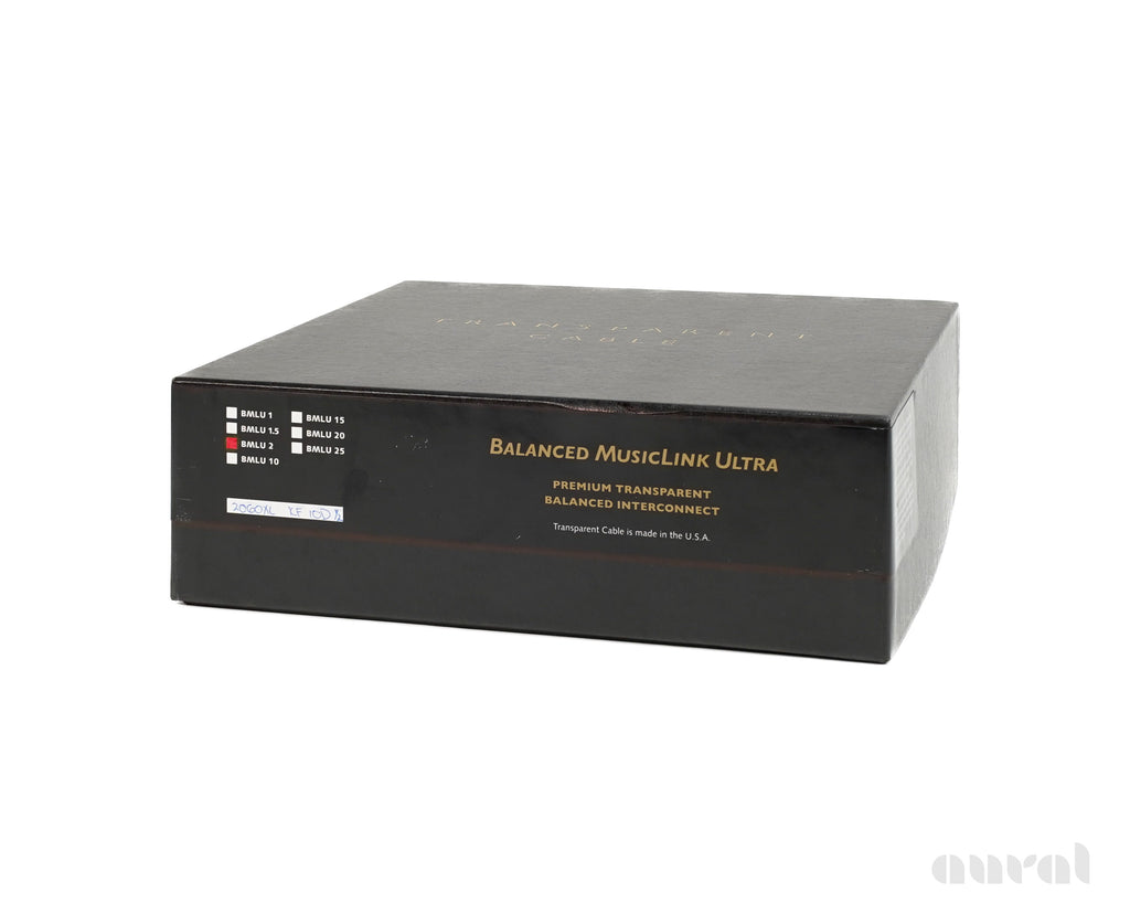 Transparent Musiclink Ultra // Preowned / Balanced Xlr