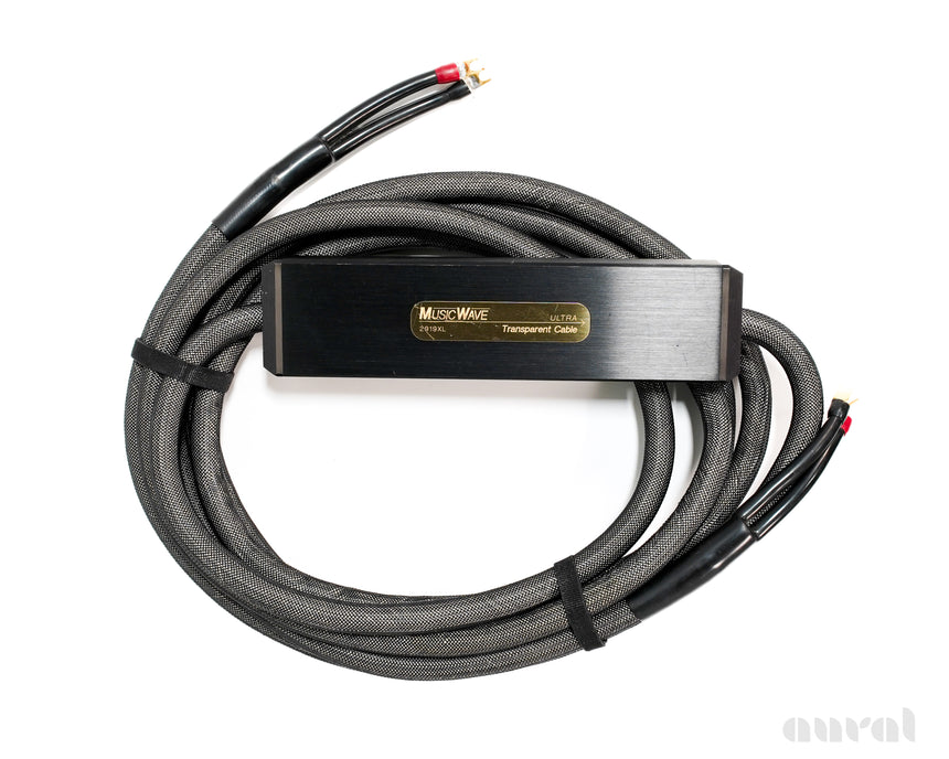 Transparent Audio MusicWave Ultra // Preowned / Speaker Cables / 20ft Single Spade / 2919XL