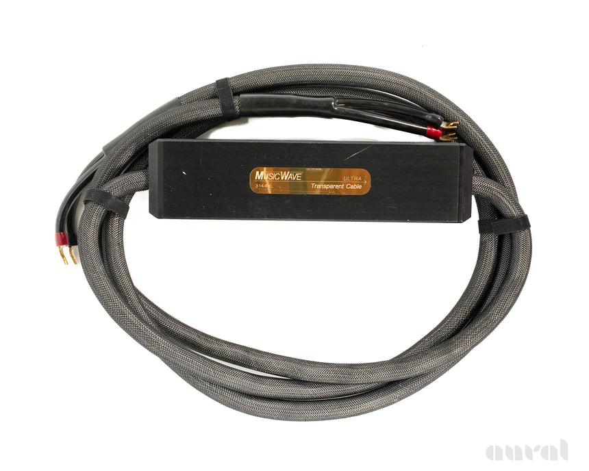 Transparent Audio MusicWave Ultra // Preowned / Speaker Cables / 12ft Single Spade / 3144XL