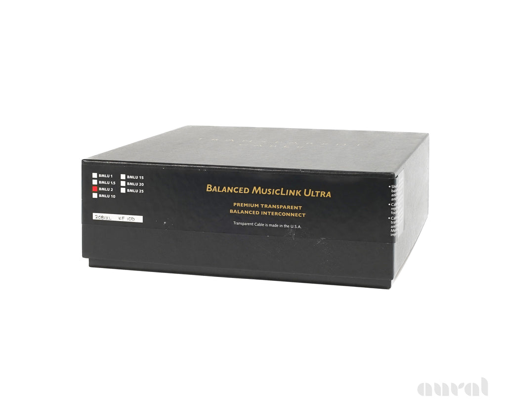 Transparent Musiclink Ultra // Preowned / Balanced Xlr