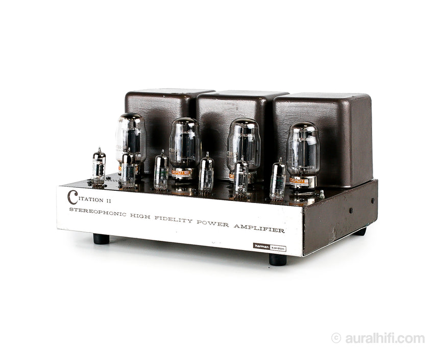 Vintage Harman Kardon Citation II // Tube Amplifier / Jim McShane Level II+ Upgrades