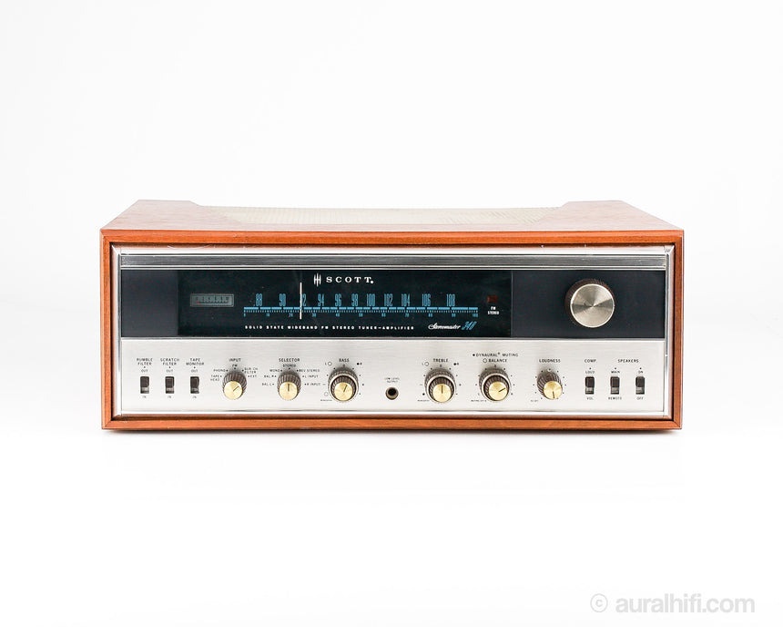 Vintage HH Scott Stereomaster 348 // Solid-State Receiver / Serviced / Professionally Refinished Cabinet