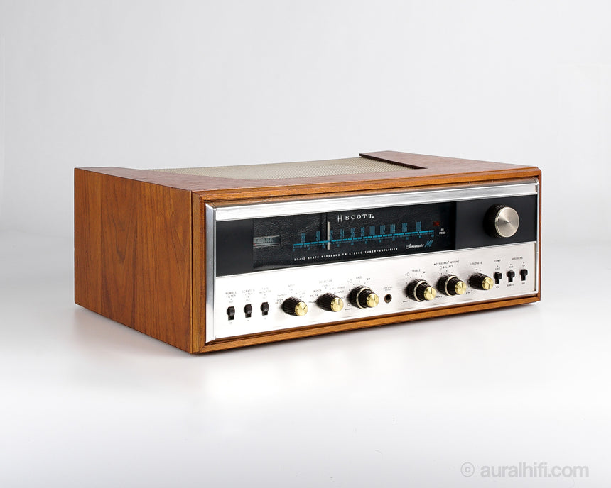 Vintage HH Scott Stereomaster 348 // Solid-State Receiver / Serviced / Professionally Refinished Cabinet