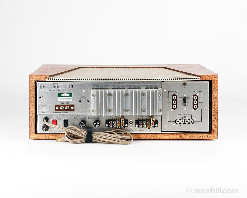 Vintage HH Scott Stereomaster 348 // Solid-State Receiver / Serviced / Professionally Refinished Cabinet