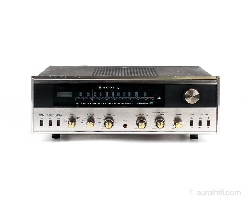 Vintage HH Scott Stereomaster 348 // Solid-State Receiver / Serviced / Professionally Refinished Cabinet