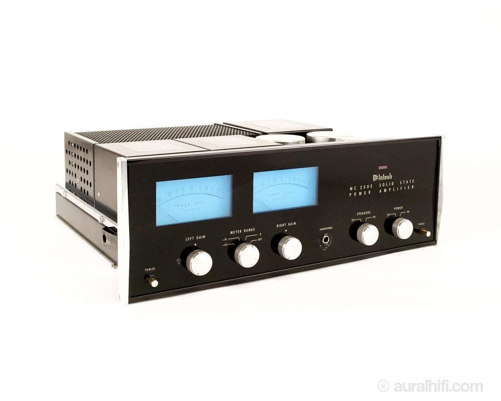Vintage Mcintosh MC2505 // Solid-State Amplifier – AURAL HiFi