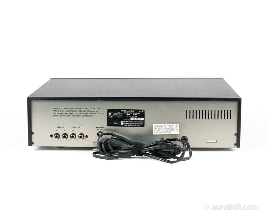 Realistic SCT-23 // Cassette Deck