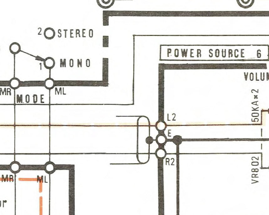 Yamaha CR-2040 Schematic // Digital Download Poster