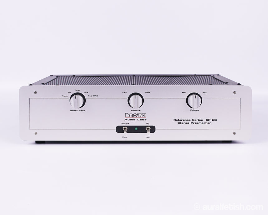 Brown Audio Labs SP-2B // 6SL7/6SN7 Tube Preamplifier / Silver