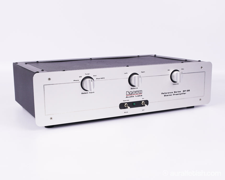 Brown Audio Labs SP-2B // 6SL7/6SN7 Tube Preamplifier / Silver