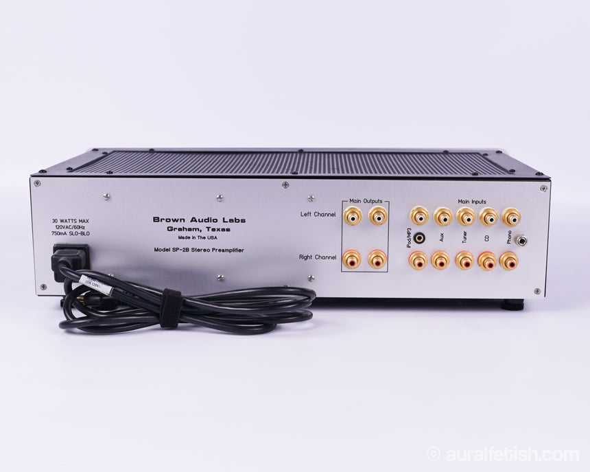 Brown Audio Labs SP-2B // 6SL7/6SN7 Tube Preamplifier / Silver