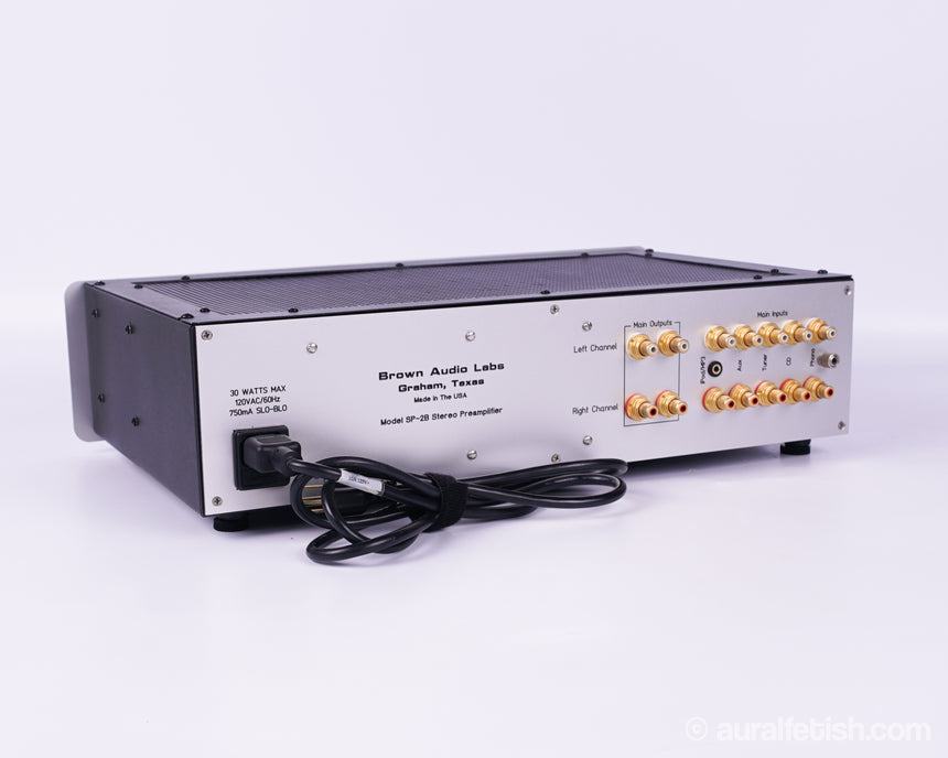 Brown Audio Labs SP-2B // 6SL7/6SN7 Tube Preamplifier / Silver