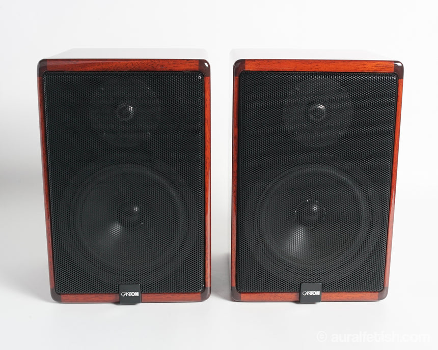 Canton Karat 920 // Bookshelf Speakers / Mahogany / Original Boxes