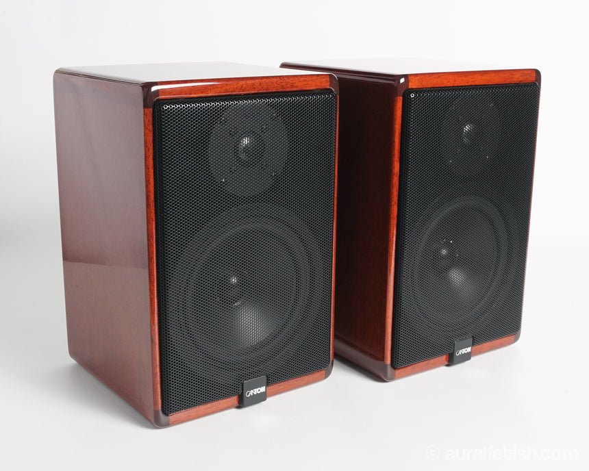 Canton Karat 920 // Bookshelf Speakers / Mahogany / Original Boxes