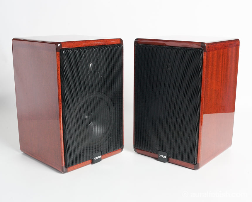 Canton Karat 920 // Bookshelf Speakers / Mahogany / Original Boxes