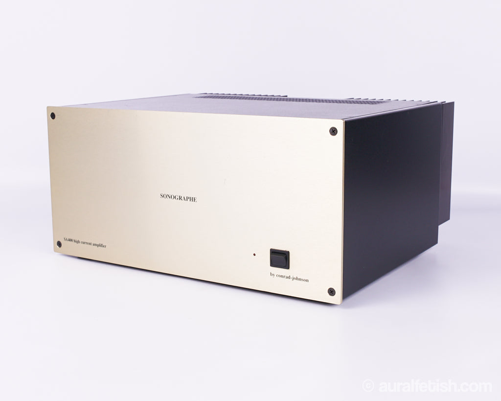 Conrad Johnson Sonographe SA-400 // Solid-State Amplifier – AURAL HiFi