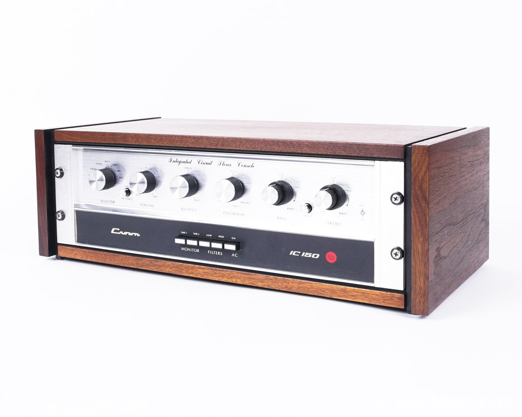 Crown IC 150 // Vintage Solid-State Preamplifier / With Cabinet – AURAL HiFi