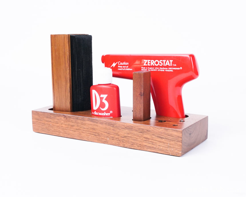 Discwasher Discorganizer // Vintage Record Cleaning Kit Accessory / Zerostat / D3 Record Cleaner