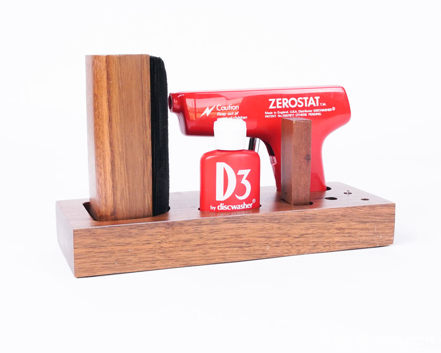 Discwasher Discorganizer // Vintage Record Cleaning Kit Accessory / Zerostat / D3 Record Cleaner