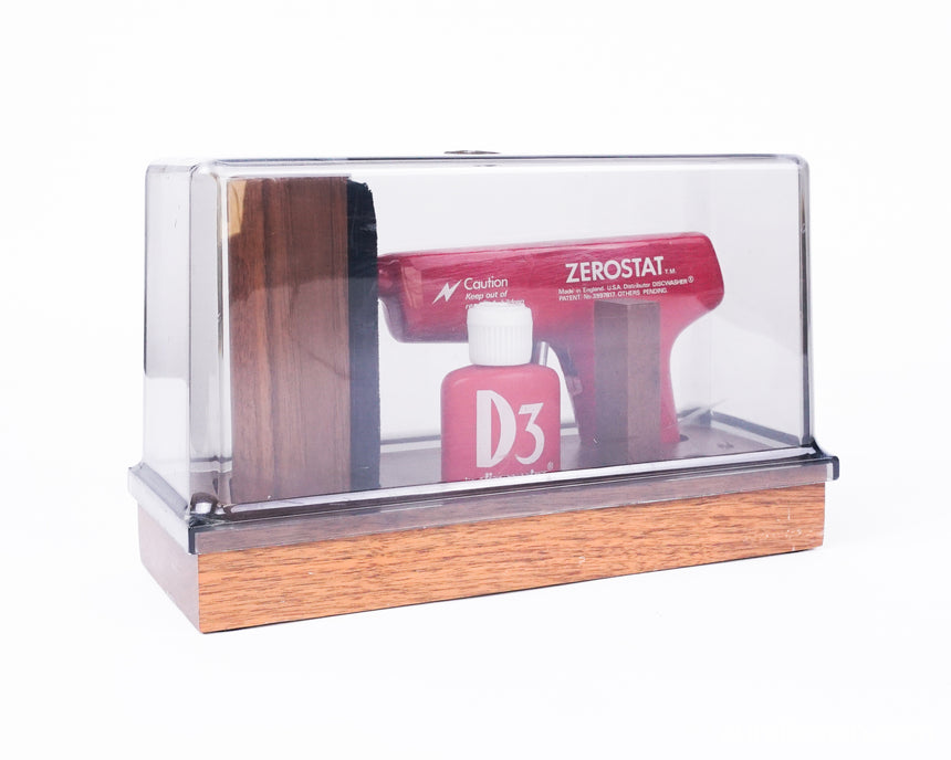 Discwasher Discorganizer // Vintage Record Cleaning Kit Accessory / Zerostat / D3 Record Cleaner
