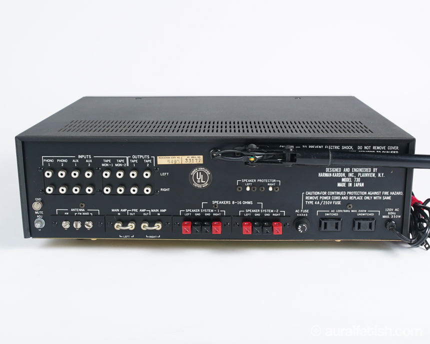 Harman Kardon 730 Twin // Solid State Stereo Receiver