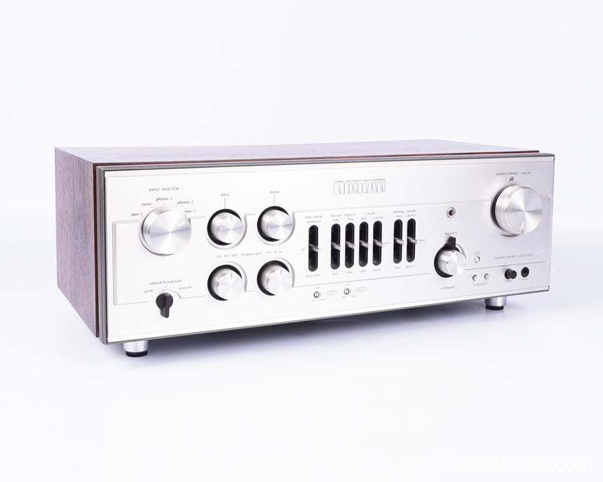 Luxman C-1000 // Solid-State Preamplifier / Rosewood / 1 Owner / Orig. Box & Manuals