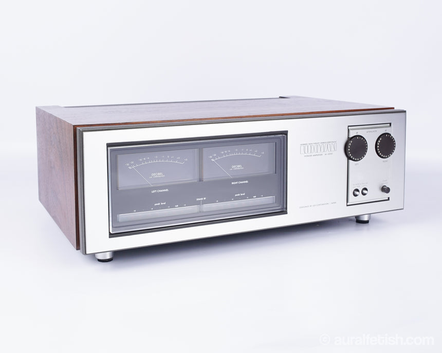 Luxman M-4000 // Solid-State Amplifier / Rosewood / Orig. Box & Manuals