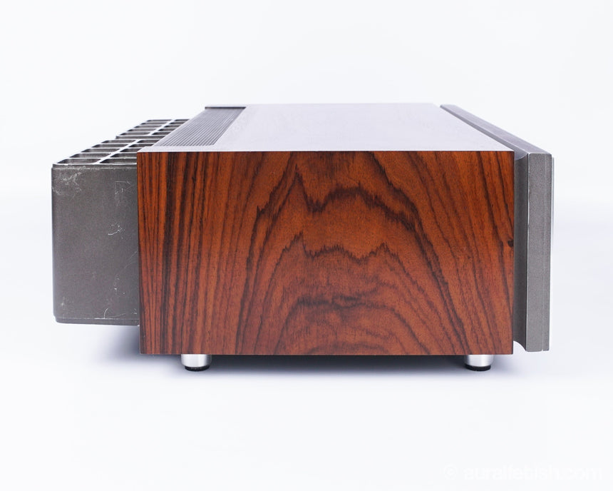 Luxman M-4000 // Solid-State Amplifier / Rosewood / Orig. Box & Manuals