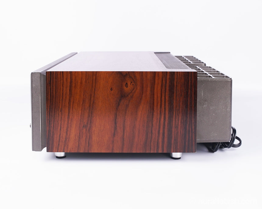 Luxman M-4000 // Solid-State Amplifier / Rosewood / Orig. Box & Manuals