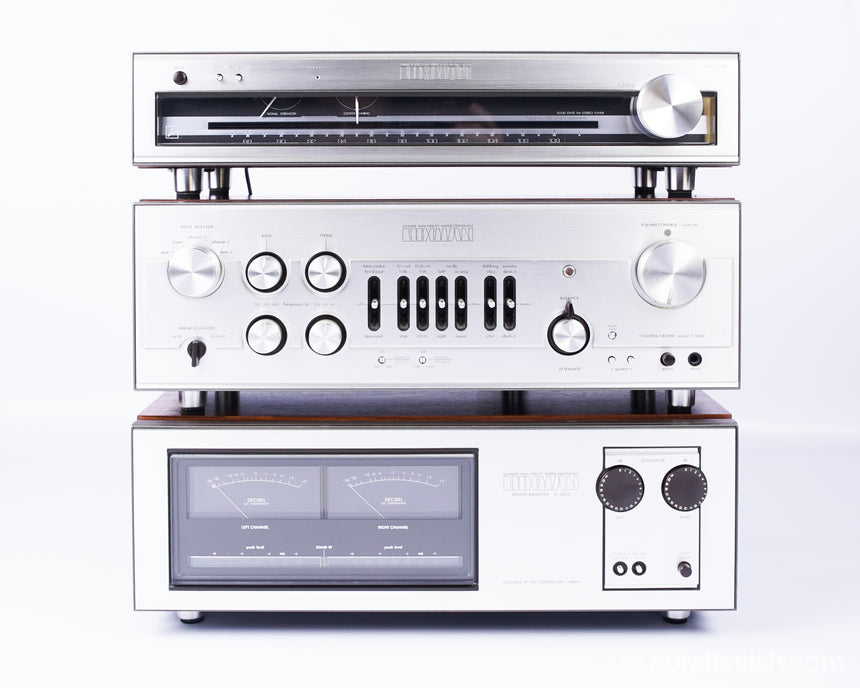 Luxman M-4000 // Solid-State Amplifier / Rosewood / Orig. Box & Manuals