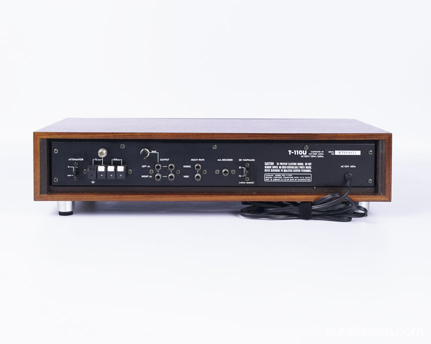 Luxman T-110 // Solid-State Tuner / Rosewood / 1 Owner / Orig. Box & Manuals
